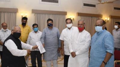 Rajasthan BJP delegation meets Governor