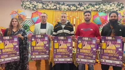 Celebrations on the occasion of Diwali fair on November 2 at Bagniolo Mela in Italy