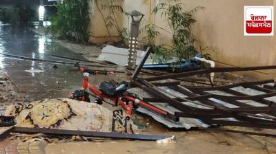 Three people including a two-year-old child died due to storm and rain in Noida