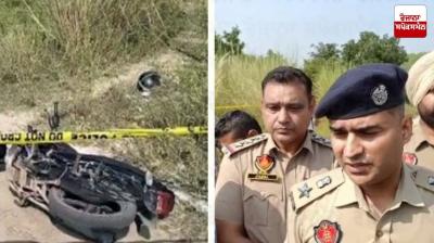 Police encounter those who opened fire at a goldsmith's shop in Hoshiarpur