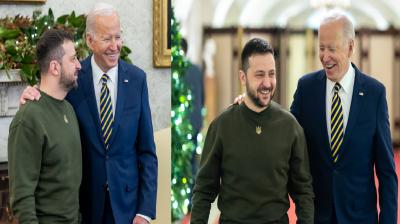 Ukraine President Volodymyr Zelenskyy in Washington