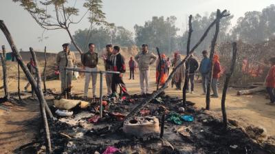  mother son and daughter burnt alive in Una Fire News in punjabi