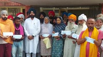 The Punjab government has provided support to disabled persons and widows