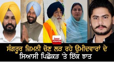 Sangrur bypoll : A look at the political background of the candidates in the fray