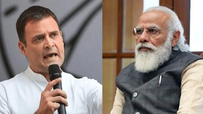 Rahul Gandhi and PM Modi