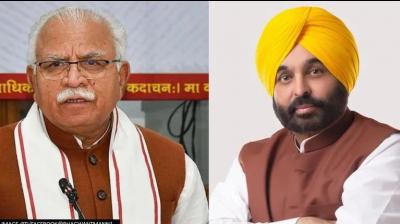 Haryana CM Khattar writes to Punjab’s Bhagwant Mann, offers to ‘reopen’ SYL canal talks