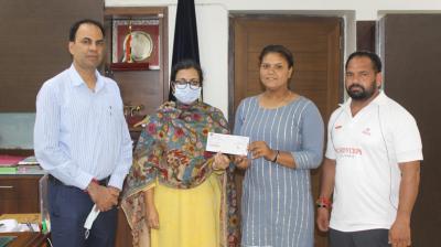 MP Sanjeev Arora donates Rs 2.7 lakh from salary to sponsor women powerlifter