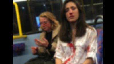 beaten on London bus for refusing to kiss