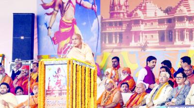 Scene from the Vishwa Hindu Parishad Rally
