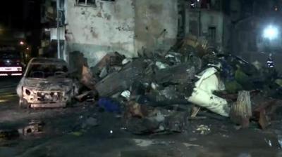  A terrible fire broke out at a petrol warehouse, 35 people died painfully