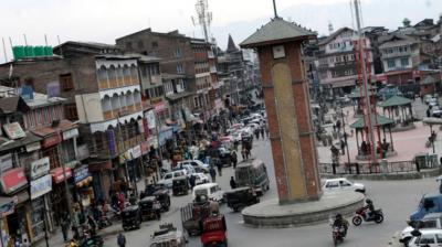 Lal Chowk Of Kashmir