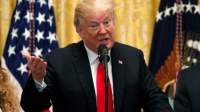 US President Donald Trump