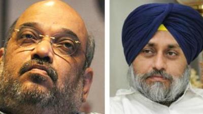 Amit Shah, sukhbir Badal 
