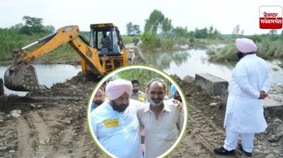 100 percent road connectivity, electricity and water supply restored in flood-affected areas - Harjot Singh Bains