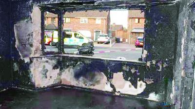 ਸਿੱਖ ਪ੍ਰਵਾਰ ਦੇ ਘਰ ਨੂੰ ਅੱਗ ਲਾ ਕੇ ਸਾੜ ਦਿਤਾ ਗਿਆ