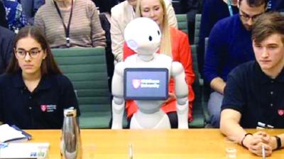 For the first time in the Parliament, the robot report submitted