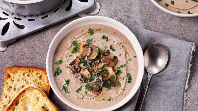 Make mushroom soup at home