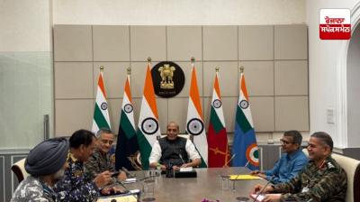 Rajnath holds meeting with CDS, three service chiefs,