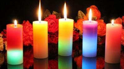 Colourful Candles