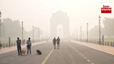 The air quality in Delhi has been recorded in the 'very poor' category