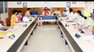 Manjit Singh Rai During Meeting