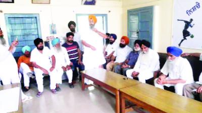Bhajan Singh Shergill During Meeting