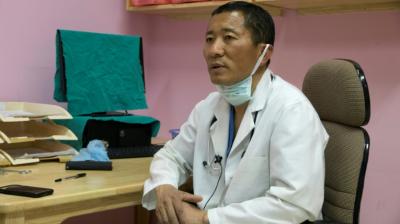 Bhutan PM Lotay Tshering at Hospital