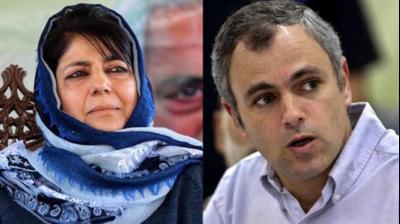 Mehbooba Mufti and Omar Abdullah 