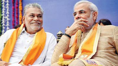 Parshottam Rupala and Narendra Modi  