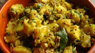 Raw banana dry vegetable recipe