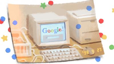 Google celebrates 21st birthday with a Doodle