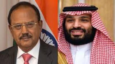 NSA Ajit Doval meets Saudi Crown Prince Mohammad Bin Salman 