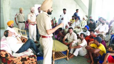 SSP S. Harjeet Singh raising people's awareness against drug addicts