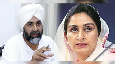 Manpreet Badal and Harsimrat Badal