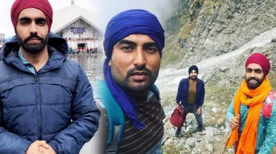 Ammy Virk at Sri Hemkunt Sahib 