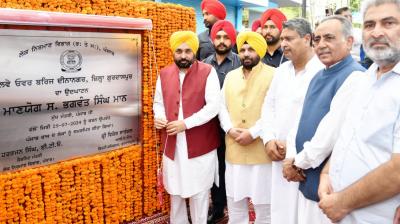 Chief Minister inaugurates Railway Over Bridge at Dinanagar costing Rs 51.74 crore