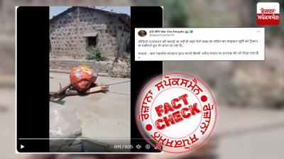 Fact Check Fake news spreading of demolishing hindu temple in rajasthan