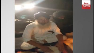 The government has turned off street lights. Farmers have set up langar under the lights of tractors