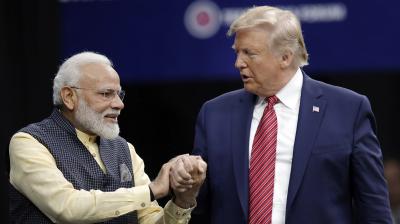 Donald Trump  and Narendra Modi