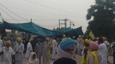 Protest against Hans Raj Hans in Moga