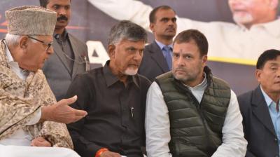 N. Chandrababu Naidu & Rahul Gandhi