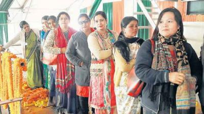 Selected women sarpanch-panch