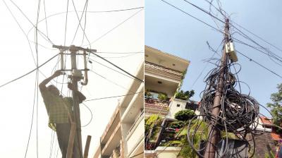 Campaign to remove cable wires 