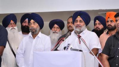Captain conspiring to weaken Shiromani Akali Dal: Sukhbir Badal