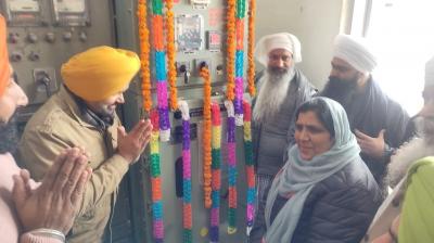  Inauguration of new 11 KV feeder for Nanaksar by MLA Manukke