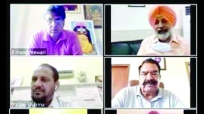 ਮਨੀਸ਼ ਤਿਵਾੜੀ ਵਲੋਂ ਵੀਡੀਉ ਕਾਨਫ਼ਰੰਸ