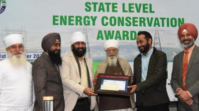 Meet Hayer felicitates entities for adopting energy conservation