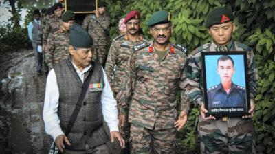 Doda Terror Attack: Cremation of Captain Thapa, who was martyred in an encounter with terrorists in Jammu and Kashmir