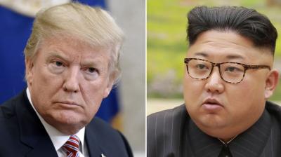 Donald Trump and Kim Jong-Un 