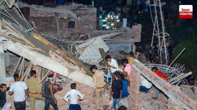 Lantern of under-construction school building falls in Kanpur